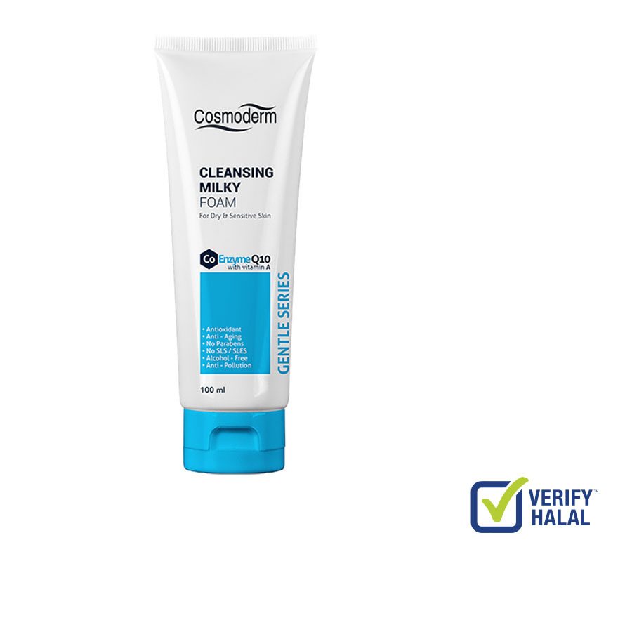 cosmoderm cleansing milky foam