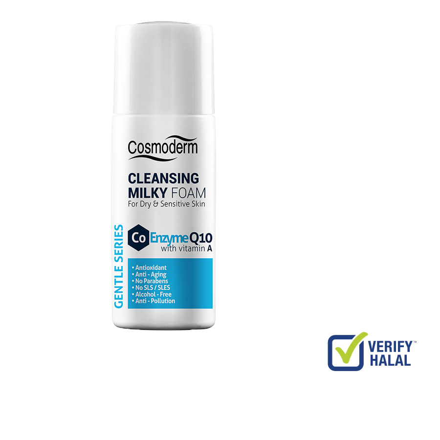 cosmoderm cleansing milky foam